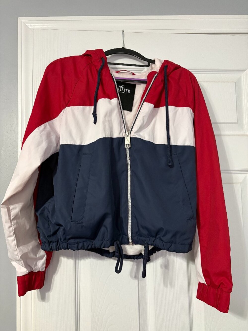 Hollister Windbreaker Size M Gently Used